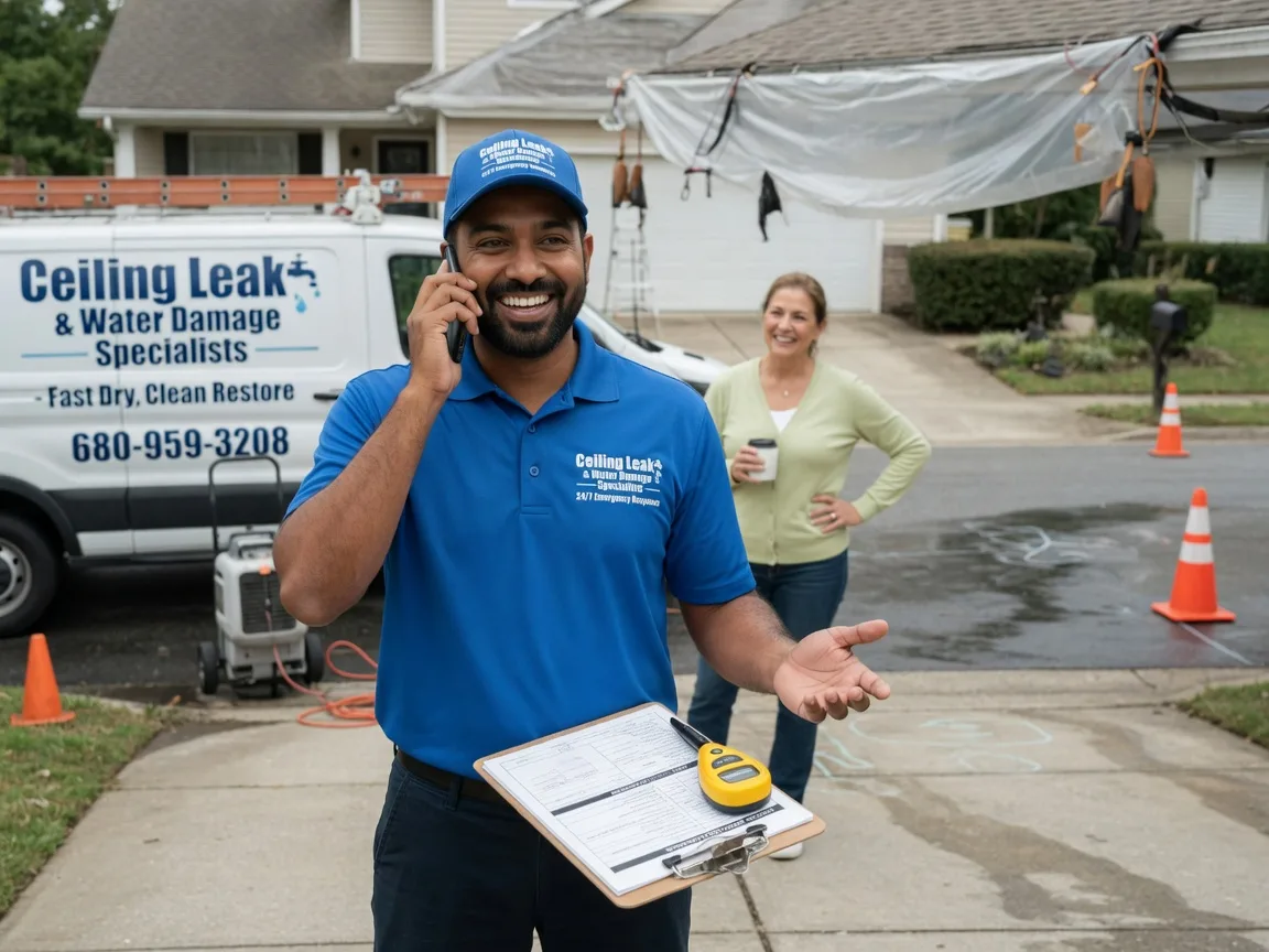 Ceiling Leak Cleanup Tunnel Hill, GA FAQs